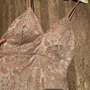 Windsor Purple lace maxi dress